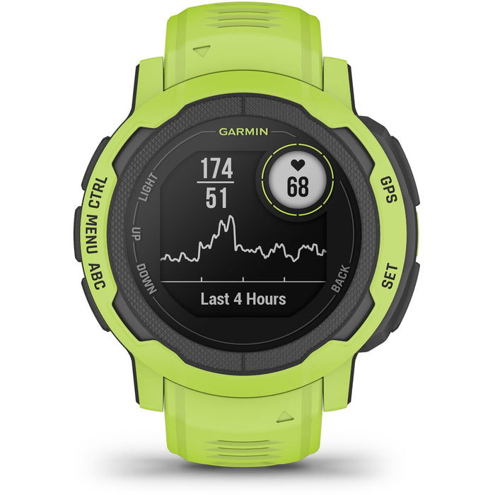 Garmin Instinct 2 GPS Smartwatch/Fitness Tracker - Electric Lime