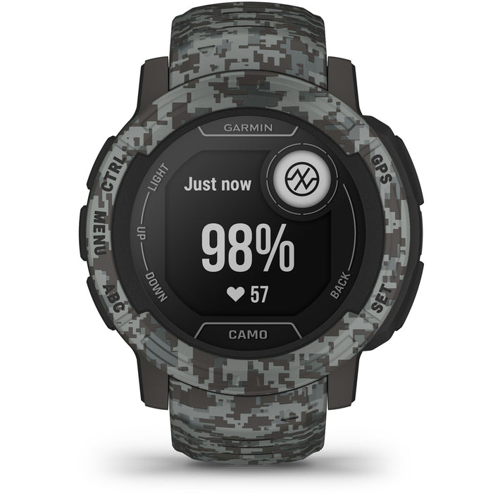 Garmin Instinct 2 Camo Edition GPS Smartwatch/Fitness Tracker - Graphite Camo