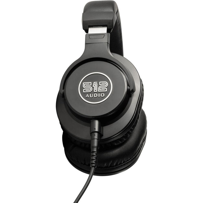 512 Audio Over-Ear Studio Monitor Headphones for Recording, Podcasting or Broadcasting