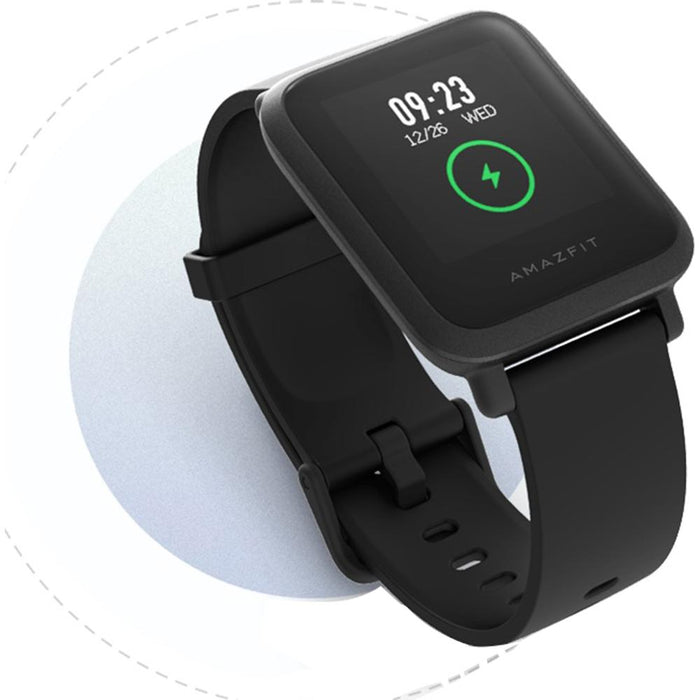 Amazfit Bip S Lite Smartwatch Fitness Watch (Charcoal Black) - Open Box