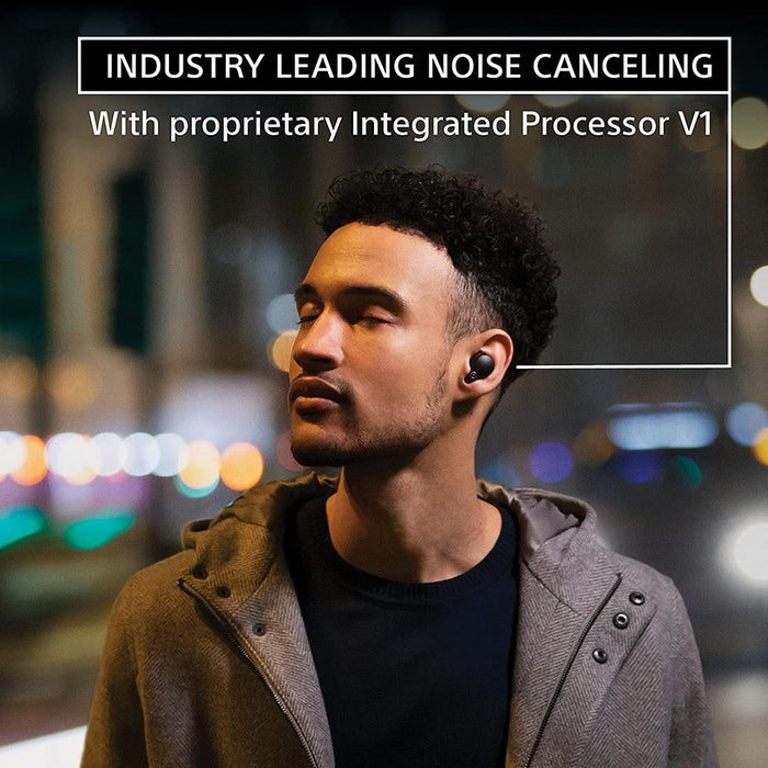 Sony WF-1000XM4 Industry Leading Noise Canceling Truly Wireless Earbuds (Black)