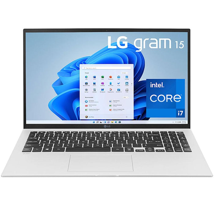 LG gram 15Z95P 15" Ultra-Lightweight Laptop with 11th Gen, i7 +Backpack Bundle