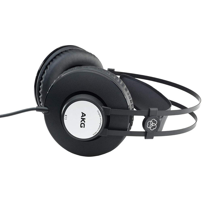 AKG Pro Audio K72 Closed-Back Studio Headphones + Warranty Bundle
