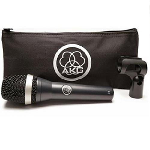 AKG D5 Professional Dynamic Stage Vocal Microphone + Pop Filter + Microphone Stand