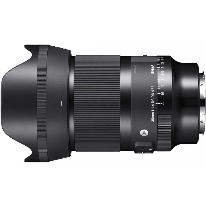 Sigma 35mm F1.4 DG DN Art Lens For Sony E-Mount Mirrorless Cameras 303965 Bundle