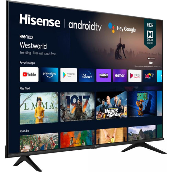 Hisense 43 Inch A6G Series 4K UHD Smart Android TV with Dolby Vision HDR 43A6G (2021)