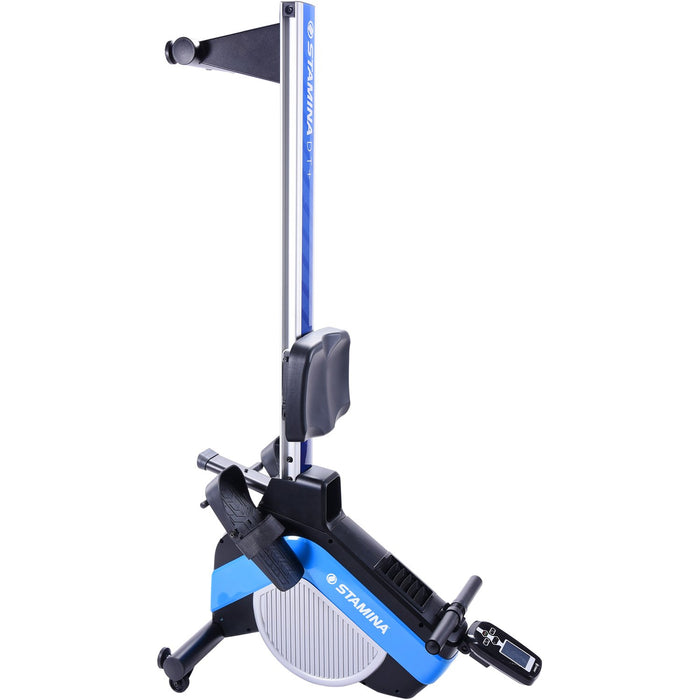 Stamina 35-1409 DT Plus Magnetic/Air Resistance Rowing Machine + Massage Gun Bundle