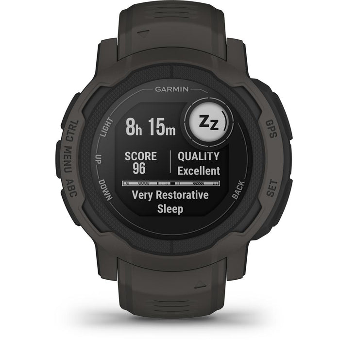 Garmin Instinct 2 GPS Smartwatch/Fitness Tracker, Graphite + Accessories Bundle