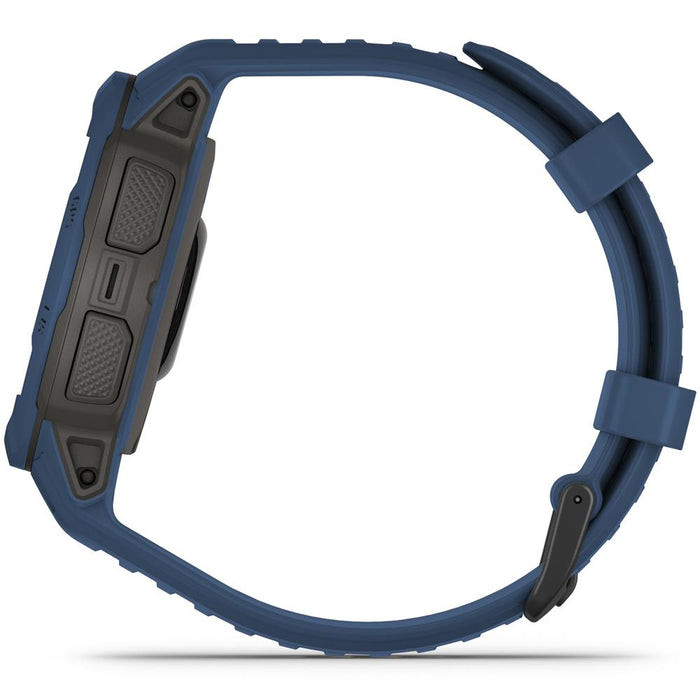 Garmin Instinct 2 Solar Smartwatch, Tidal Blue + Accessories Bundle