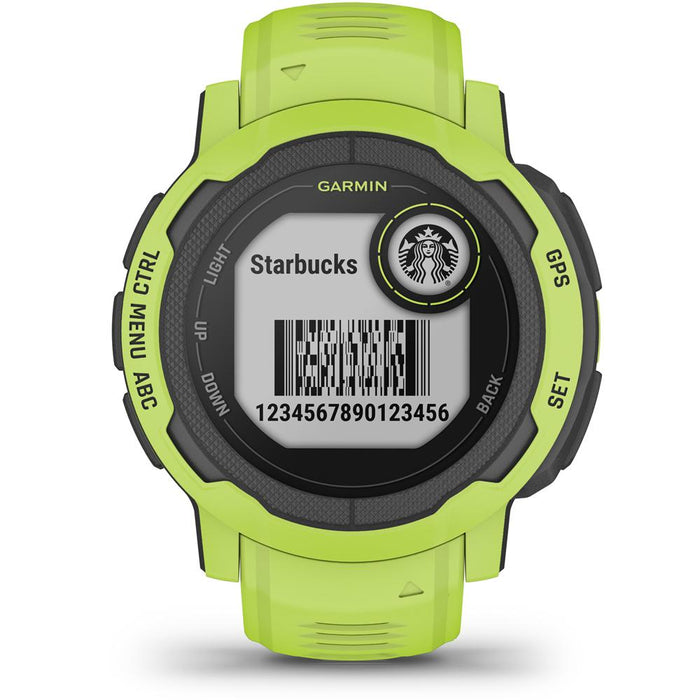 Garmin Instinct 2 GPS Smartwatch/Fitness Tracker Electric Lime + 2 Year Warranty