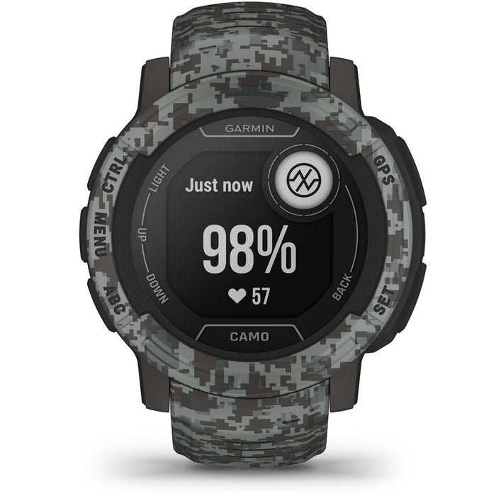 Garmin Instinct 2 Camo Edition GPS Smartwatch/Fitness Tracker Graphite+Warranty
