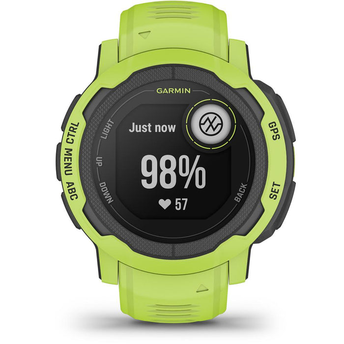 Garmin Instinct 2 GPS Smartwatch/Fitness Tracker Electric Lime + 2 Year Warranty