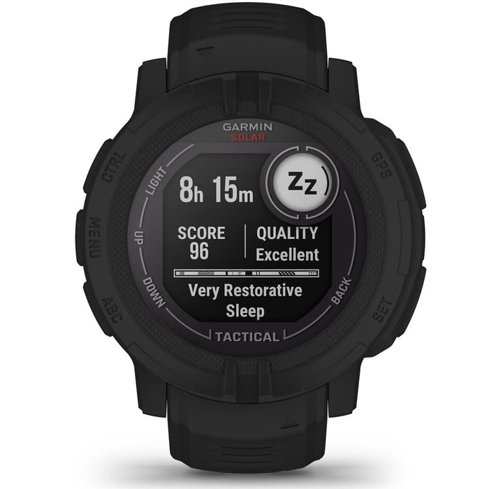 Garmin Instinct 2 Solar Smartwatch Tactical Edition Black with 2 Year Warranty