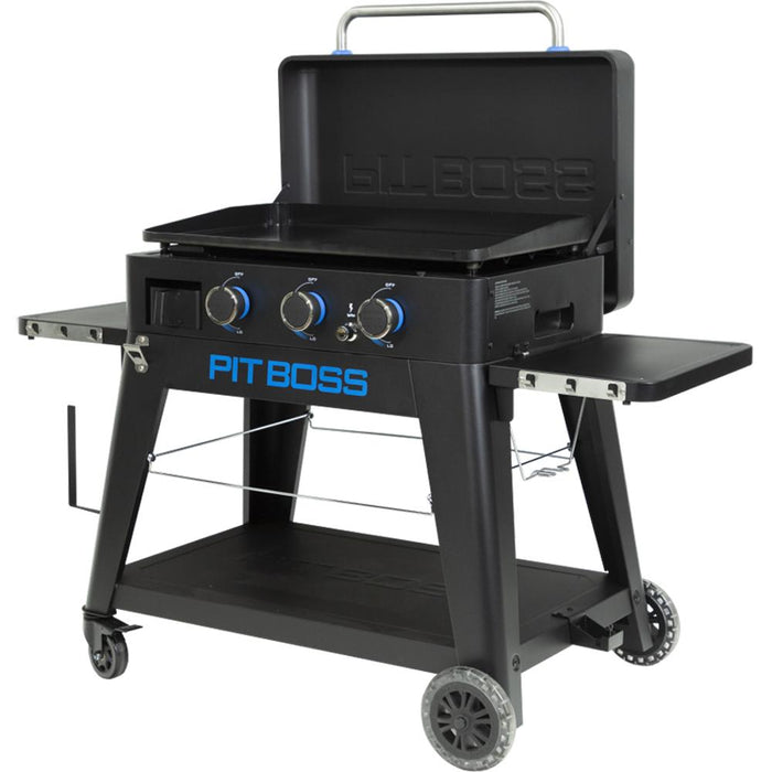 Pit Boss Portable 3-Burner Lift-Off Griddle, PB3BGD2 w/ Cover +Extended Warranty