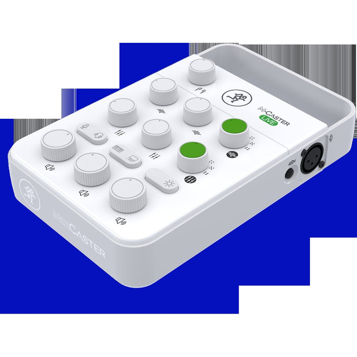 Mackie M-Caster Live Portable Streaming Mixer - White (2053609-00)