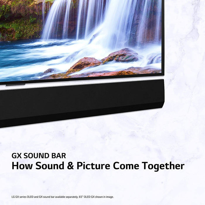 LG GX 3.1 ch High Res Soundbar w/ Wireless Subwoofer Bundle + Sony RF400 Headphones