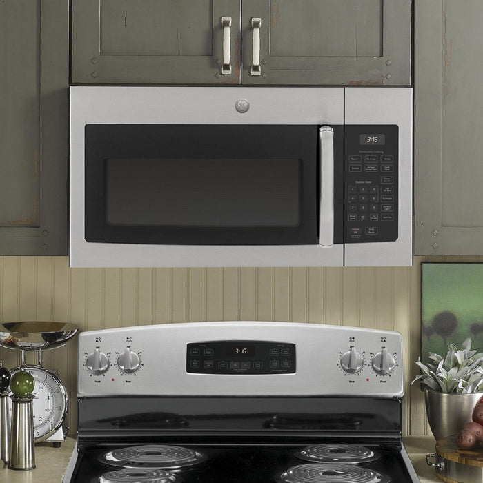 GE 1.6 Cu. Ft. Over-the-Range Microwave Oven, Stainless Steel