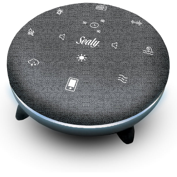 Sealy Bluetooth Sleep Speaker with Adjustable Mood Lighting - Gray Fabric