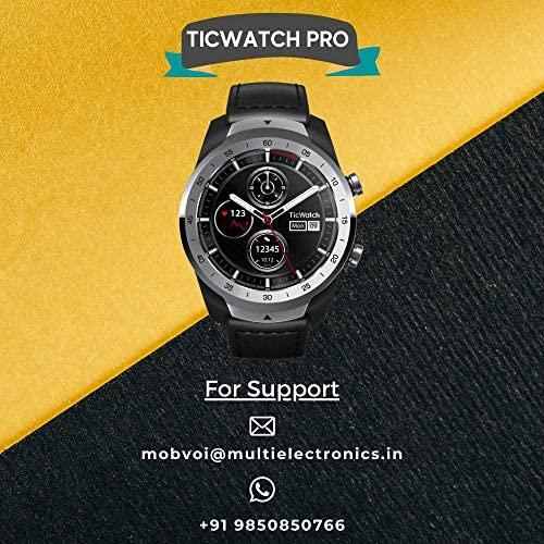 Mobvoi TicWatch Pro BT Smartwatch with Extra Brown Leather Strap - P1031000600B-A
