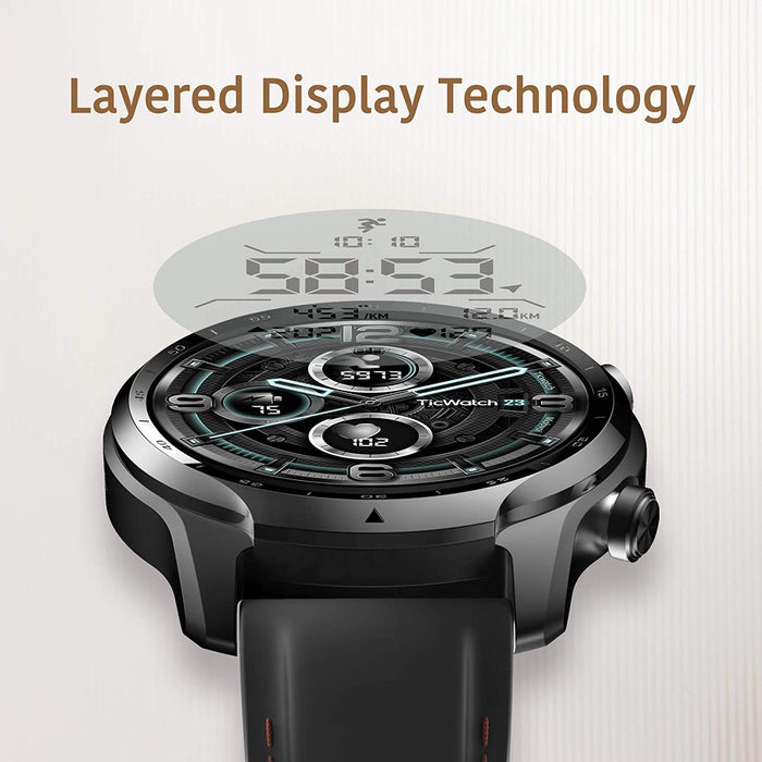 TicWatch Pro 3 GPS Smartwatch/Fitness Tracker, Black