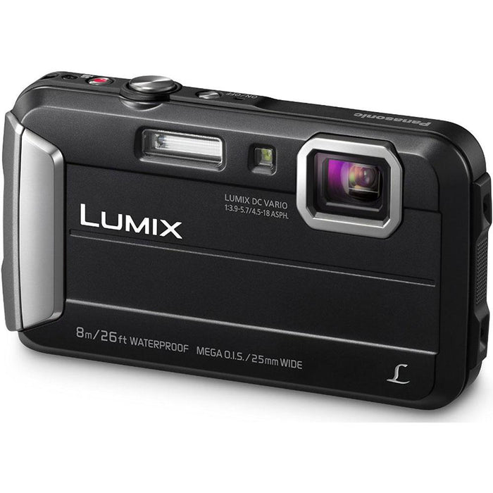 Panasonic LUMIX DMC-TS30 Active Lifestyle Tough Black Digital Camera