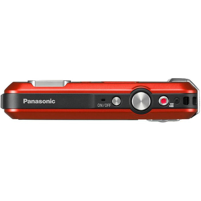 Panasonic LUMIX DMC-TS30 Active Lifestyle Tough Red Digital Camera