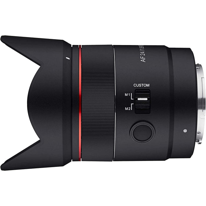 Rokinon 24mm F1.8 AF Wide Angle Lens for Full Frame Sony E-Mount Cameras - IO2418-E