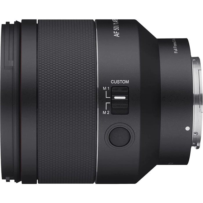 Rokinon 50mm F1.4 AF II Lens for Full Frame Sony E-Mount Mirrorless Cameras IO5014-E