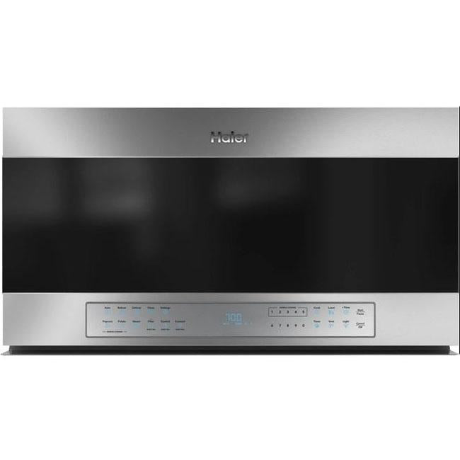 GE Haier 30" 1.6 Cu. Ft. Smart Over-the-Range Microwave Oven, Stainless Steel