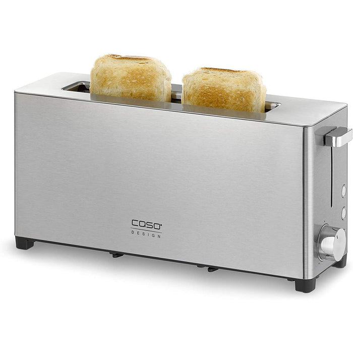 Caso Classico T2 Two-Slice Toaster w/ Wide Slots and 6 Browning Levels, Stainless