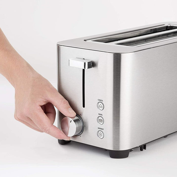 Caso Classico T4 Four-Slice Toaster with Wide Slot and 6 Browning Leve —  Beach Camera