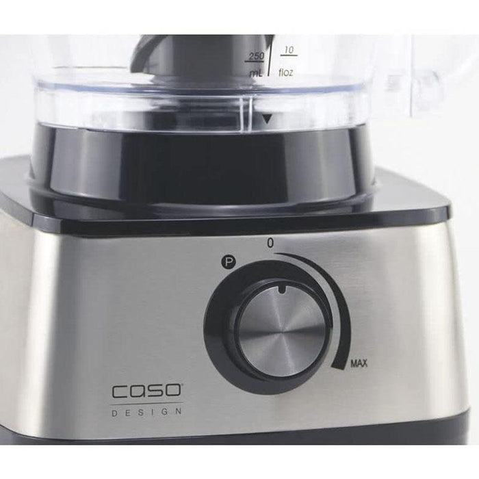 Caso 13-Cup Deluxe Food Processor, 600 Watt, Stainless Steel (13621)