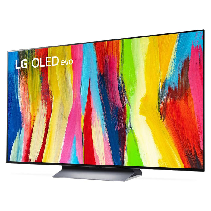 LG OLED55C2PUA 55 Inch HDR 4K Smart OLED TV (2022) w/ 4 Year Extended Warranty