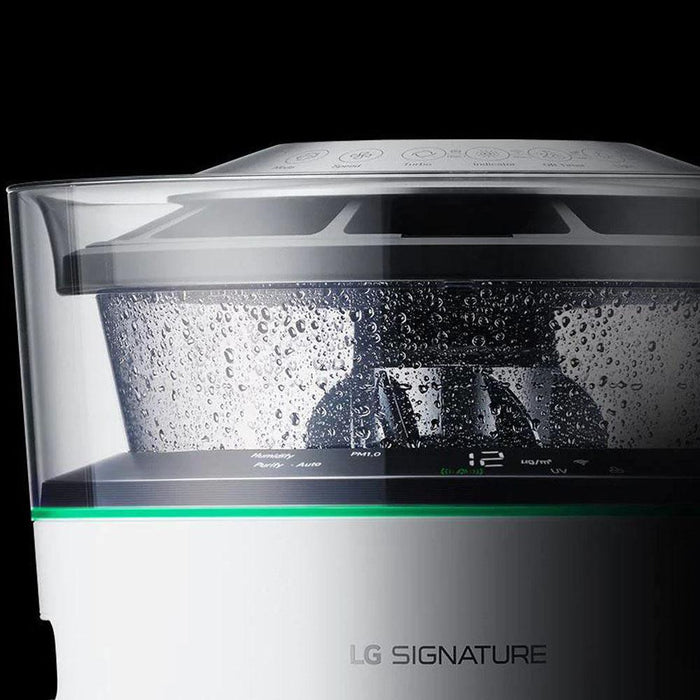 LG SIGNATURE Smart Wi-Fi Enabled Air Purifier, White (AM501YWM1)