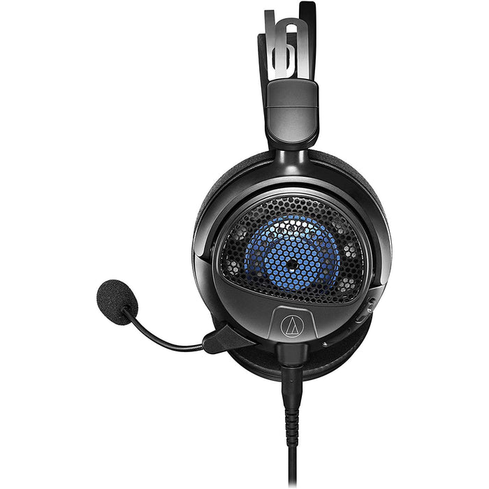 Audio-Technica ATH-GDL3 High-Fidelity Open-Back Wired Gaming Headset, Black