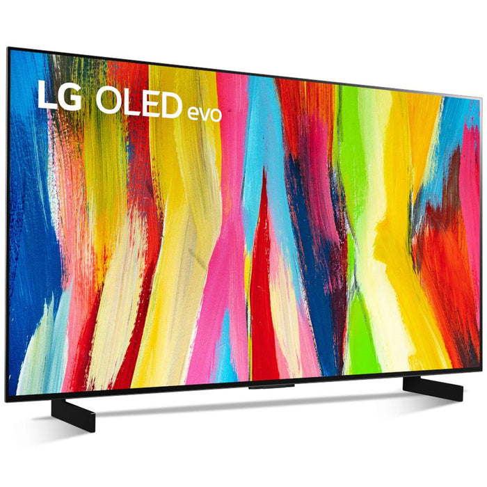LG OLED65C2PUA 65 Inch HDR 4K Smart OLED TV (2022) w/ 2 YR Extended Warranty
