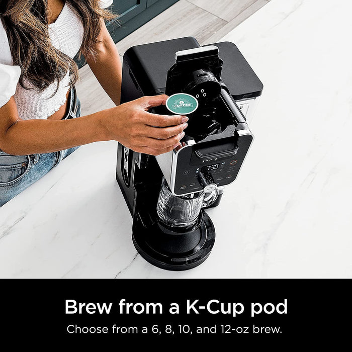 Ninja DualBrew Coffee Maker, Single-Serve, Coffee Pod, and 12-Cup