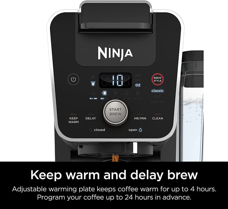 Ninja DualBrew 12-Cup Drip, Single-Serve Coffee Maker (Factory Refurbished)