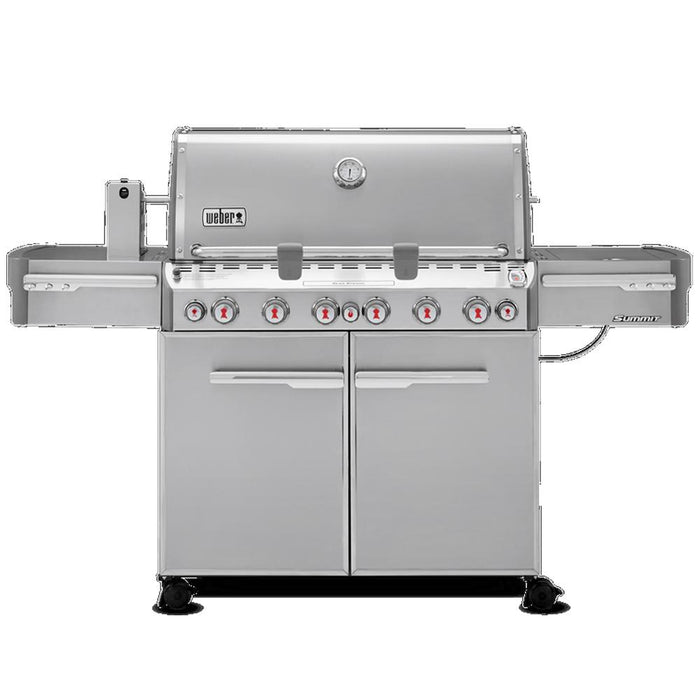 Weber Summit S-670 Gas Grill Liquid Propane Stainless Steel with 2 Year Warranty