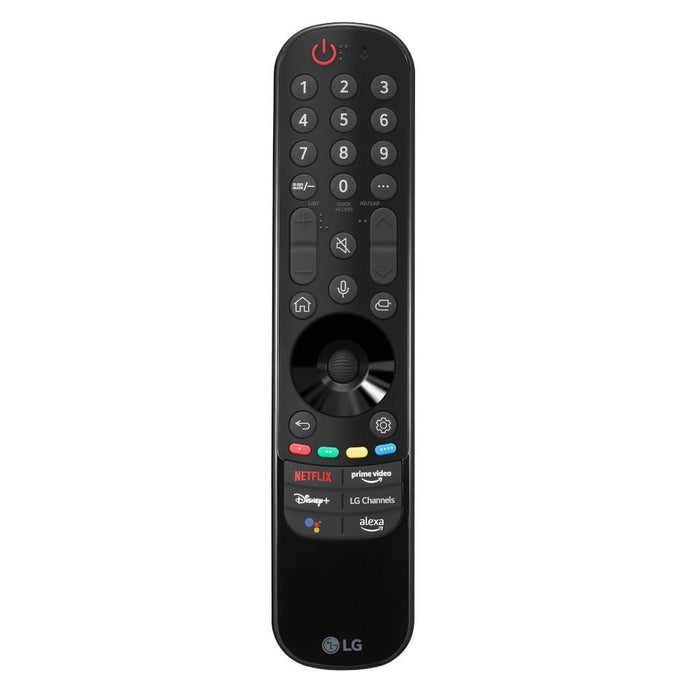 LG 77 Inch HDR 4K Smart OLED TV 2022 with Deco Home 60W Soundbar Bundle