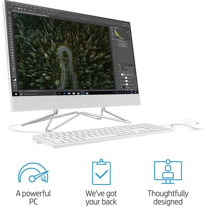 Hewlett Packard 24-inch All-In-One Desktop Computer - White (24-dd0010) - Open Box