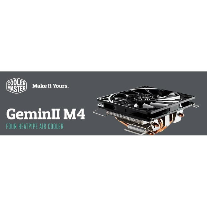 Cooler Master RR-GMM4-16PK-R2 GeminII M4 CPU Cooler with 4 Direct Contact Heat Pipes