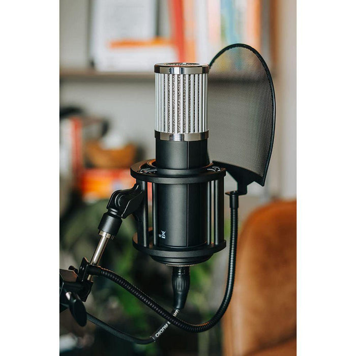 512 Audio Limelight, Dynamic Vocal XLR Microphone Bundle with Pop Filter and Boom Arm