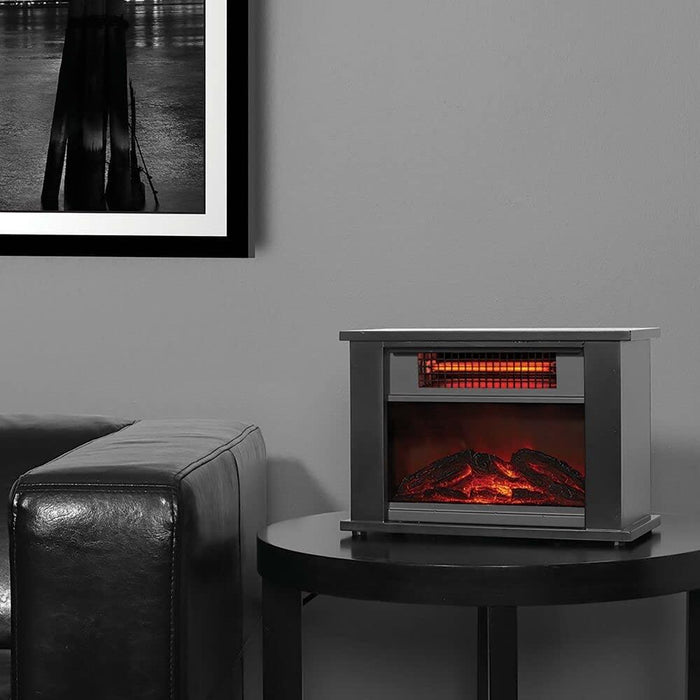 LifeSmart 1000W Tabletop Infrared Fireplace Space Heater