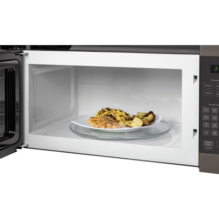 GE 1.6 Cu. Ft. Over-the-Range Microwave Oven Slate with 2 Year Extended Warranty