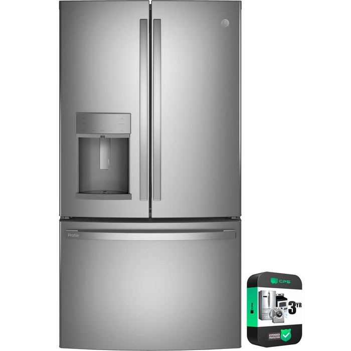 GE Profile Series 22.1 CU. FT. French-Door Refrigerator and Freezer + Warranty