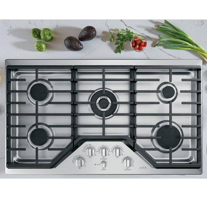 GE Cafe 36" Gas Cooktop with 3 Year Extended Warranty