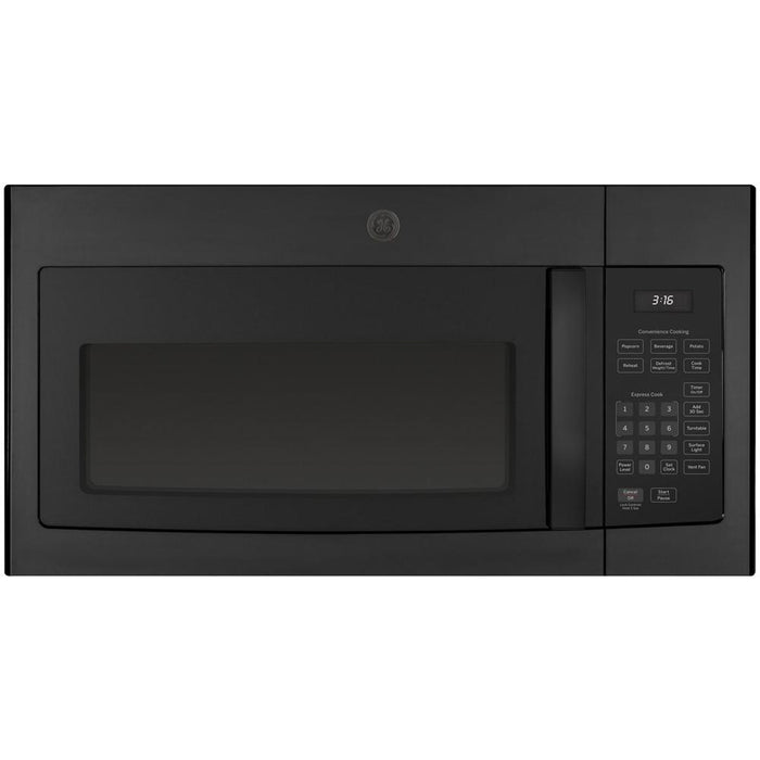 GE 1.6 Cu. Ft. Over-the-Range Microwave Oven Black with 2 Year Extended Warranty