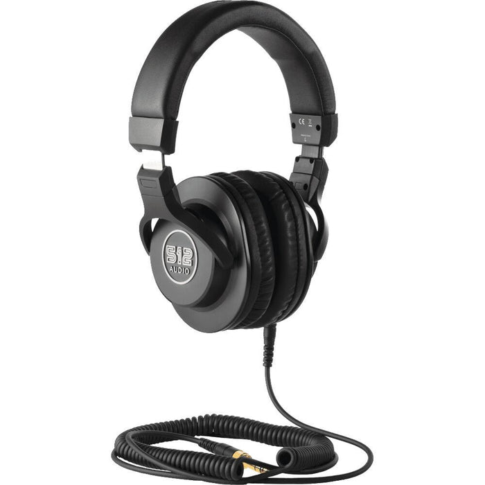 512 Audio Over-Ear Studio Monitor Headphones for Recording with Warranty Bundle