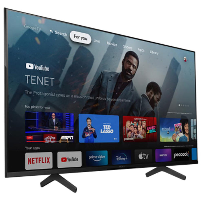 Sony 75" X80K 4K Ultra HD LED Smart TV KD43X80K (2022) + Movies Streaming Pack